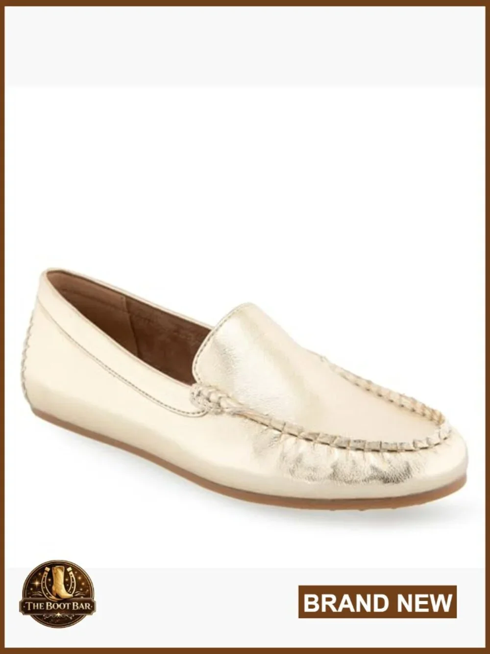 Loafer Flat with Memory Foam Cushioned Insole Slip On Comfort Shoe